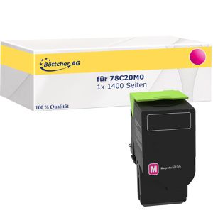 Toner Böttcher-AG für Lexmark 78C20M0 Prebate