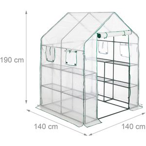 Produktbild für Gewächshaus Relaxdays 10023332, 1,92 m² Fläche