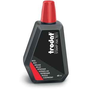 Stempelfarbe Trodat 7011, wasserbasiert, rot