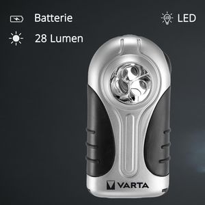 Produktbild für Taschenlampe Varta Silver Light, LED, mit Batterie