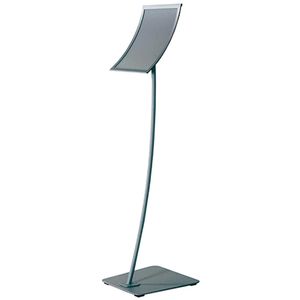 Produktbild für Infoständer Update-Displays Arc aus Stahl, silber, A3
