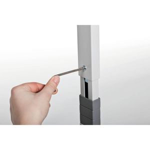Produktbild für Computertisch Durable 3718-10, SYSTEM, mit Rollen