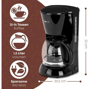 Produktbild für Kaffeemaschine Clatronic KA 3473, mit Glaskanne