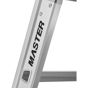 Produktbild für Klapptritt Hailo Master D80, 10000-116, eloxiertes Aluminium