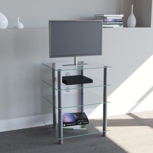 Produktbild für TV-Rack VCM Bilus, silber