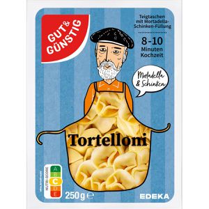 Nudeln Gut&Günstig Tortelloni mit Mortadella-Schinken-Füllung