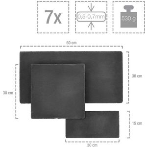 Produktbild für Schieferplatten Sänger 214150 Servierplatten