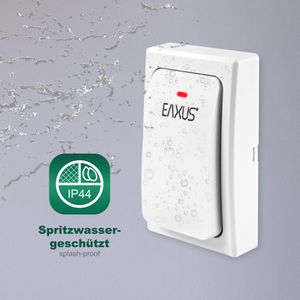 Produktbild für Türklingel Eaxus batterielos, Funk Set