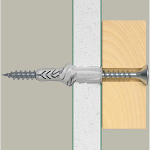 Produktbild für Schrauben-Dübel-Set Fischer 553877, Ready2Fix TV-Halterung