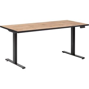 Produktbild für Schreibtisch Möbelpartner Serie 2000, eiche / schwarz
