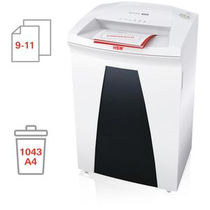Produktbild für Aktenvernichter HSM Securio B32, 1822111, weiß, mit Rollen
