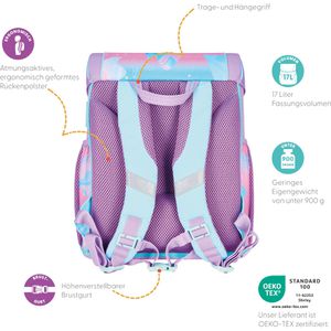 Produktbild für Schulranzen Herlitz Loop Plus Ocean Lights, 4-teilig