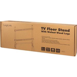 Produktbild für TV-Ständer LogiLink BP0078, Walnuss
