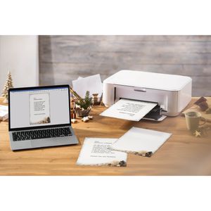 Produktbild für Weihnachtsbriefpapier Sigel DP450, Beige Christmas Candle