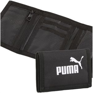 Portemonnaie PUMA Phase Wallet, schwarz, aus Polyester