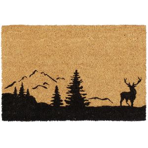 Schmutzfangmatte Relaxdays 10032748, Kokos Hirsch