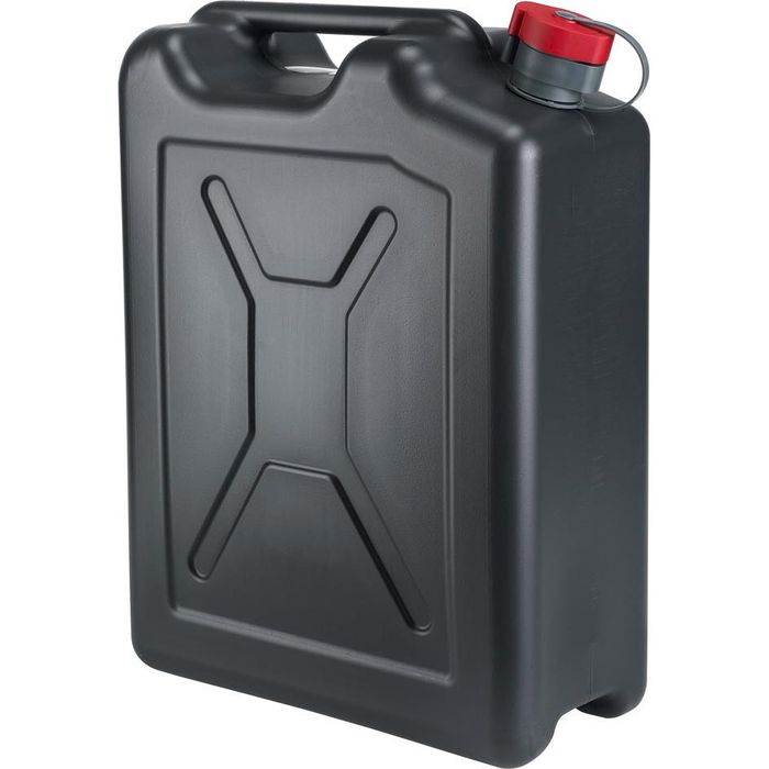 Pressol Benzinkanister Kraftstoffkanister, 21127, Kunststoff, mit  Auslaufrohr, schwarz, 20 Liter – Böttcher AG