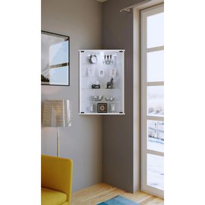 Produktbild für Glasvitrine VCM Eckvitrine Vecko, hängend