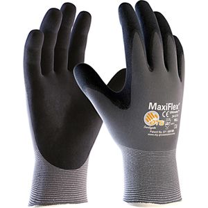 10 Paar Power Grip Montage Handschuhe Neopren Arbeitshandschuhe Klett Größe 11 