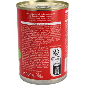 Produktbild für Fertiggericht Alnatura Gemüseravioli, BIO