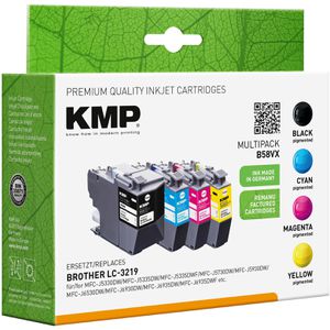 Produktbild für Tinte KMP B58VX für Brother LC-3219XLVAL