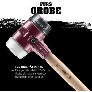 Produktbild für Vorschlaghammer HALDER SIMPLEX, 3007.125, Ø 125mm