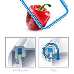 Produktbild für Mixbecher Emsa Clip &amp; Close 508555, rund