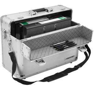 Produktbild für Pilotenkoffer anndora DK-202601, silber