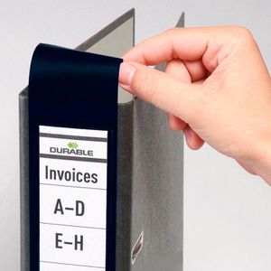 Produktbild für Rückenschilder Durable Ordofix 809001, schwarz