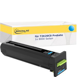 Produktbild für Toner Böttcher-AG für Lexmark 72K20C0 Prebate
