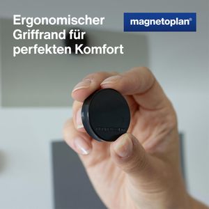 Produktbild für Magnete Magnetoplan Ergo Medium, schwarz
