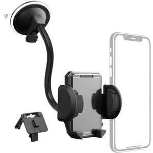 Hama Handyhalterung 201521 Multi 2in1, Auto, schwarz, für alle Handys, Scheibe, Lüftung