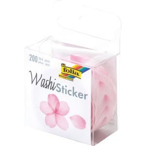 Produktbild für Sticker Folia 26501 Washi-Sticker Blüten Rosé