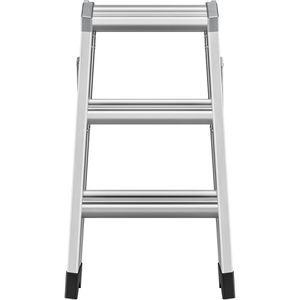 Produktbild für Klapptritt Hailo Master D80, 10000-116, eloxiertes Aluminium