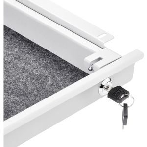 Produktbild für Unterbau-Schublade SO-TECH CAVO, weiß, aus Metall