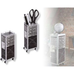 Produktbild für Stiftehalter TROIKA PHO07/BK, Flugzeugtrolley