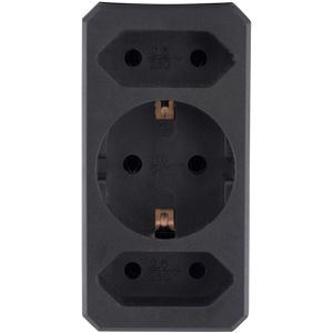 Produktbild für Steckdosenadapter REV-Ritter schwarz