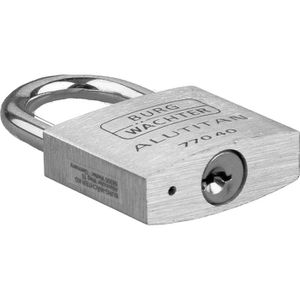 Produktbild für Vorhängeschloss Burg-Wächter Alutitan 77040SB 40mm