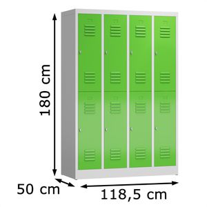 Produktbild für Spind ClassiX X-520245, grün