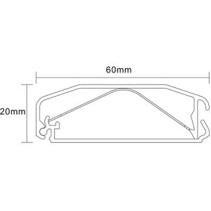 Produktbild für Kabelkanal myWall HZ 2-1,1 WL, weiß