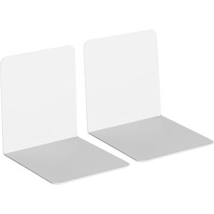 Buchstütze Alco 4302-10, breit, weiß