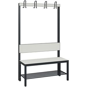 Produktbild für Umkleidebank CP-Möbel 8060-110, Sitzfläche Holz, 100 cm