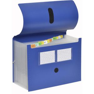 Fächermappe Foldersys 70006-47, A4, dunkelblau