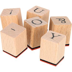 Produktbild für Motivstempel Rico-Design ABC, aus Holz