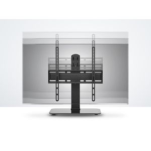 Produktbild für TV-Ständer One-For-All WM2470, schwarz, Metall &amp; Glas