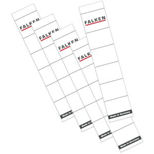 Produktbild für Rückenschilder Falken 80037765, weiß
