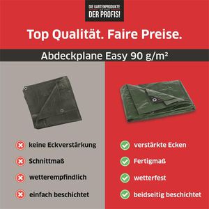 Produktbild für Abdeckplane NOOR Easy, grün