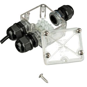 Abzweigdose Heitronic VO-21041, wasserdicht IP66 für außen