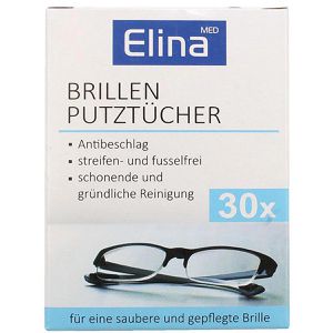 Brillenputztücher Elina-med 41463, feucht