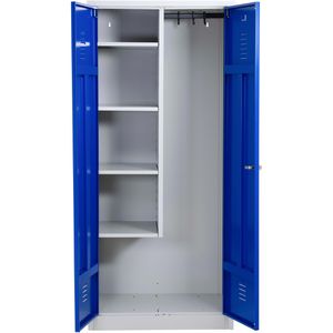 Mehrzweckschrank G-Office CLC/HD.1880, abschließbar, blau
